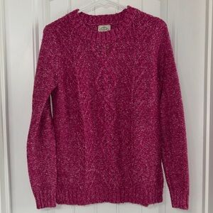 St. John's Bay Fuchsia Crew Neck Sweater